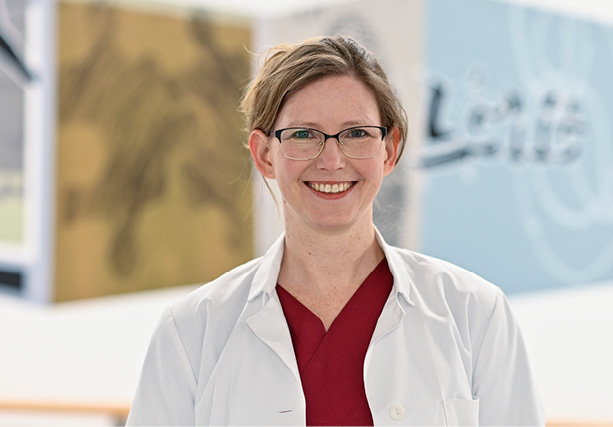 Angelika Wohlstein-Pecha, Oberärztin und Fachärztin für Gynäkologie und Geburtshilfe am Klinikum Heidenheim