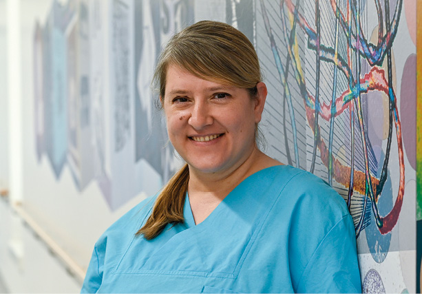 Jasmin Schubert, Pflegeberaterin am Klinikum Heidenheim