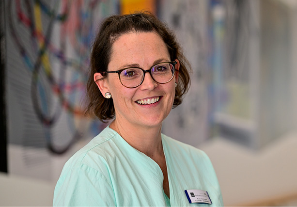 Dr. Carla Schulte, Fachbereichsleitung und Fachärztin für Frauenheilkunde und Geburtshilfe